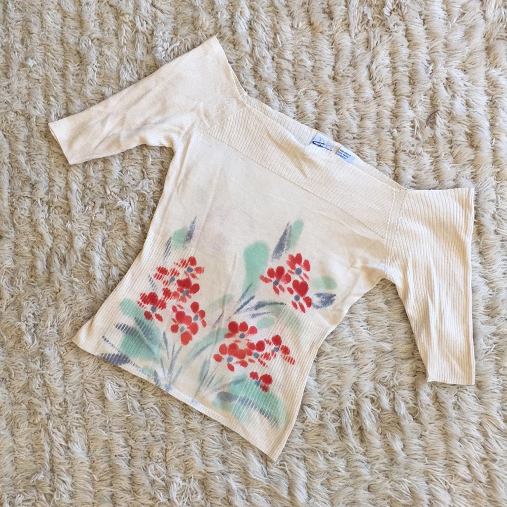 Off the Shoulder Crop Top